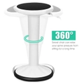 Giantex Ergonomic Wobble Stool Height Adjustable Active Swivel Chair Home Office Sit Stand Desk Chair White