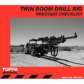 Twin Boom Drill Rig Prestart Checklist Books
