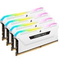 CORSAIR Vengeance RGB PRO SL 32GB 4x8GB DDR4 3200Mhz C16 White Heatspreader Desktop Gaming Memory