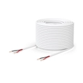 Ubiquiti Door Lock Relay Cable, 500-foot (152.4 m) Spool of One Pair, Low-voltage Cable, Solid bare coppe , 36V DC, White, Incl 2Yr Warr