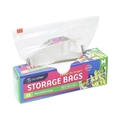 360 x MEDIUM EASY SLIDE LOCK SEAL STORAGE BAGS 18x20cm Resealable Fridge Freezer Bag Snack Bag Lunch Bag BPA Free Write on Panel Ziplock Bag