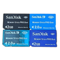 Sandisk 2GB Sony PSP Memory Stick Pro Duo Memory Card Camera Memory Genuine (Preowned)
