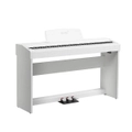 Melodic Hammer Action Keyboard Electric Digital Piano 88-Key Weighted 128 Polyphony 3 Pedals White