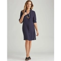 MILLERS - Womens Dress - 3/4 Sleeve Knee Length Crinkle Shirt Dress