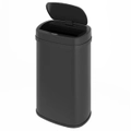 Advwin 50L Kitchen Sensor Bin Automatic Rubbish Bins Smart Waste Trash Can Touch Free Garbage Cabniet Home Office Black