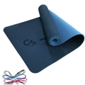 TPE Yoga Mat Eco Friendly Fitness Gym Exercise Pilates Non Slip Dual Layer