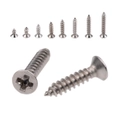 Self Tapping Screws, Countersunk Self Drilling Screw Kit, M4 x(8-20mm) 600pcs,304 Stainless Steel,Wood Flat Head Self-Drilling Phillips Assorted Set