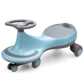 Costway Kids Wiggle Scooter Swing Slider Car Ride-on Toy Children Outdoor Blue