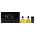 Michel Germain Sexual Pour Homme For Men 3 Pc Gift Set 4.2oz EDT Spray, 4.2oz After Shave, 2.8oz Deodorant Stick