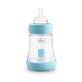 Chicco Nursing Baby Perfect5 150ml Feeding Bottle/Slow Silicone Teat 0m+ Blue