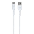 Monster TPE 2M USB-C to USB-A Android Phone Charging/Sync Power/Data Cable White