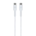 Monster TPE 1.2M USB-C to USB-C Phone Charging/Sync Power/Data Cable White