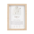 Splosh Mystique Framed Print Virgo Standing/Hanging Zodiac Home Decor 20x33cm