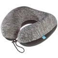 Go Travel 28cm Memory Foam Neck Sleep/Rest Pillow Head Cushion/Support Blue