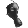 Hobbypos GP-5 Gas Black Chemical Warfare 1940s WWII Mens Costume Latex Face Mask