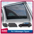 Magnetic Window Sun Shade for Volkswagen Tiguan 2016-Onwards UV Protection Mesh Cover Sun Shades 4 PCS