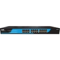 Alloy AS2024-P 24 Port Unmanaged Fast Ethernet 802.3at PoE Switch, 250 Watts