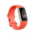 Fitbit Charge 6 Fitness Tracker - Coral/Champagne Aluminium