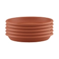 5x Artevasi Round Plastic Indoor/Outdoor Saucer For Pot 26x3.3cm Terracotta