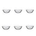6x Duralex Lys 205ml Stackable Glass Dish Bowl Round Serving Tableware Clear