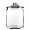 Anchor Hocking 3.75L Heritage Glass Jar Food Container Organiser w/ Lid Clear