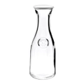 Anchor Hocking 1L Glass Carafe w/ Plastic Lid Water/Juice Drink Pitcher Clear