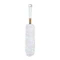 Full Circle Dust Whisperer Replaceable Microfibre Duster Home Cleaning White