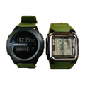 Anyco Watch Buy 1 Get 1 Green Electronic LED Waterproof with Rubber Strap