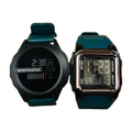 Anyco Watch Buy 1 Get 1 Blackish Green Electronic LED Waterproof with Rubber Strap