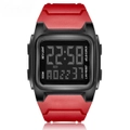 Anyco Watch Red Outdoor Sports Luxury Luminous Stopwatch Waterproof with Plastic Straps
