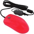 Seal Shield Clean Storm STM042RED Mouse - USB - Optical - 2 Button(s) - Red - Cable - 1000 dpi - Scroll Wheel