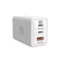 STM 65W 3 Port USB-C x2 USB-A Power Adapter - White [STM-931-408Z-01]