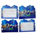 10PC Roblox Invitation Cards Party Supplies Birthday Decorations