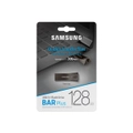 SAMSUNG (BAR PLUS) 128GB USB DRIVE, 300R/50W MB/s, USB 3.1, GREY METALLIC, 5YR WTY