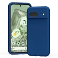 ZUSLAB Google Pixel 8a Case Nano Silicone Shockproof Gel Rubber Bumper Protective Cover (2024) - Navy