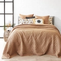 Alex Liddy Edit Triangle Quilted Coverlet Russet Size 250cmX240cm MyHouse
