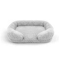 Luxury Soft Plush Pet Bed Non-Slip Waterproof Indoor Outdoor All Season Comfort Grey XXL:120x80x20cm