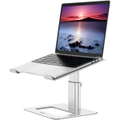 Aluminum Laptop Stand Adjustable Notebook Riser 10-15.6" Laptops Silver