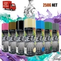 3PK 250g Spray Paint Can For Interior and Exterior 26 colours Fast Dry