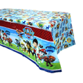 Paw Patrol Theme Plastic Tablecloth Table Cover 181cmx132cm - Kids Birthday Party Decorations