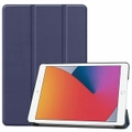 For Apple iPad 8th Gen Case, 8 Generation Case 10.2 2020 Folio Leather Smart Magnetic Flip Stand Case Cover (Navy Blue)