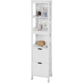 VIKUS FreeStandanding Tall Cabinet with Standanding Shelves and Drawers