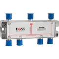 DOSS SP6F 6 Way 'F' Splitter or Combiner DC Pass Through 2.4Ghz High Quality Satellite & Cable