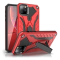 For iPhone 11 Pro Max Case, Armour Strong Shockproof Cover Kickstand, Red