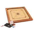 87x87cm Plywood Championship Carrom Board with 74x74cm Internal Playing Area.