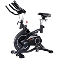 Spin Bike Flywheel RX-900 Exercise Home Gym Fitness Equipment Cardio Machine - Silver