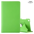 For Samsung Galaxy Tab A 8.0-Inch (2019) Case, Rotating PU Leather Cover with Stand, Green