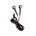 Lead Wires with two Snap Adapters (3.5mm) and Pin Style Ends (2mm) for TENS Machine