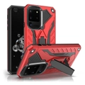 For Samsung Galaxy S20 Ultra Case, Armour Strong Shockproof Tough Cover with Kickstand, Red