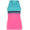 Adidas Womens Club Sleeveless Tank Top Climalite Tennis Sport - Hi-Res Aqua